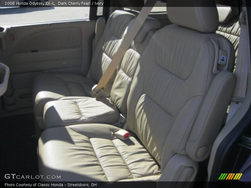 Dark Cherry Pearl / Ivory 2008 Honda Odyssey EX-L