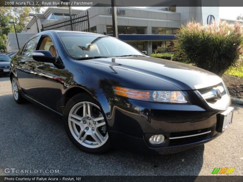 Royal Blue Pearl / Parchment 2008 Acura TL 3.2