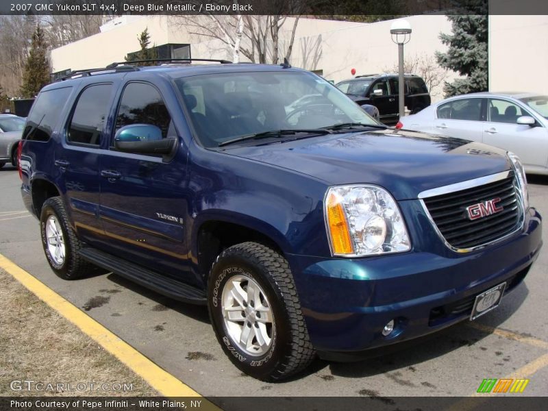 Deep Blue Metallic / Ebony Black 2007 GMC Yukon SLT 4x4