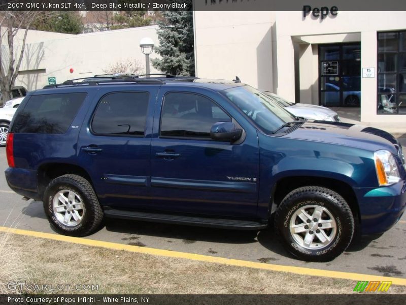 Deep Blue Metallic / Ebony Black 2007 GMC Yukon SLT 4x4