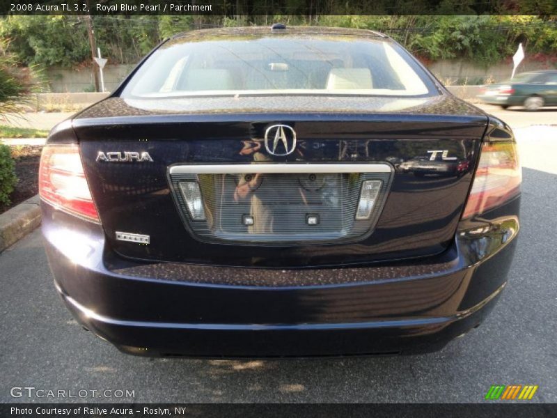 Royal Blue Pearl / Parchment 2008 Acura TL 3.2