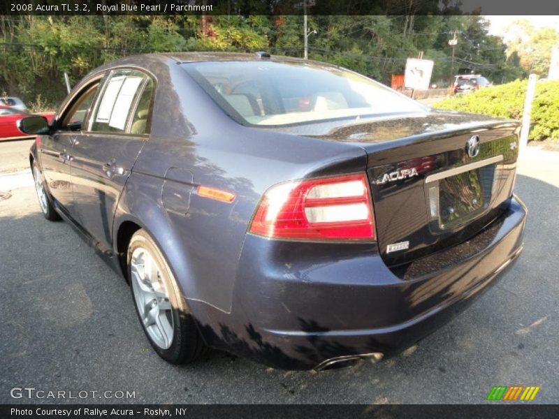 Royal Blue Pearl / Parchment 2008 Acura TL 3.2