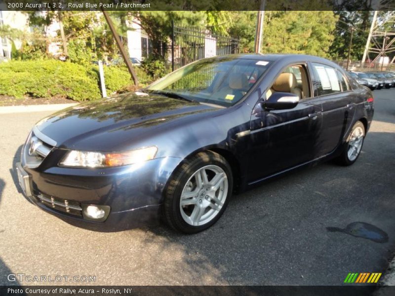 Royal Blue Pearl / Parchment 2008 Acura TL 3.2