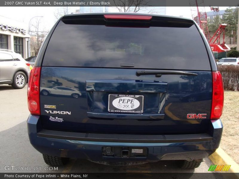 Deep Blue Metallic / Ebony Black 2007 GMC Yukon SLT 4x4