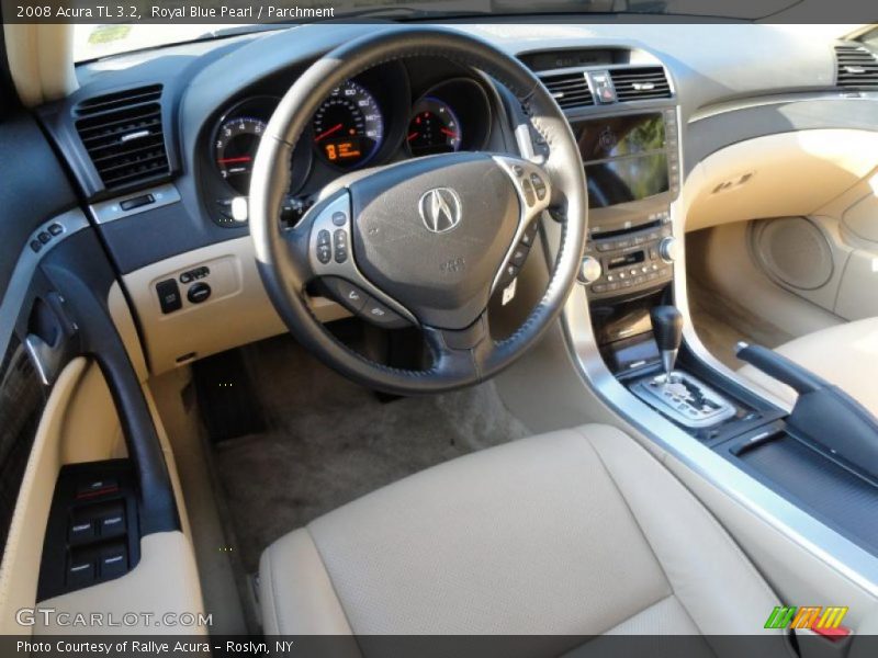 Royal Blue Pearl / Parchment 2008 Acura TL 3.2