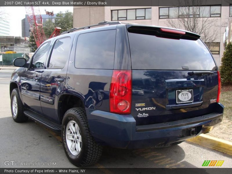 Deep Blue Metallic / Ebony Black 2007 GMC Yukon SLT 4x4