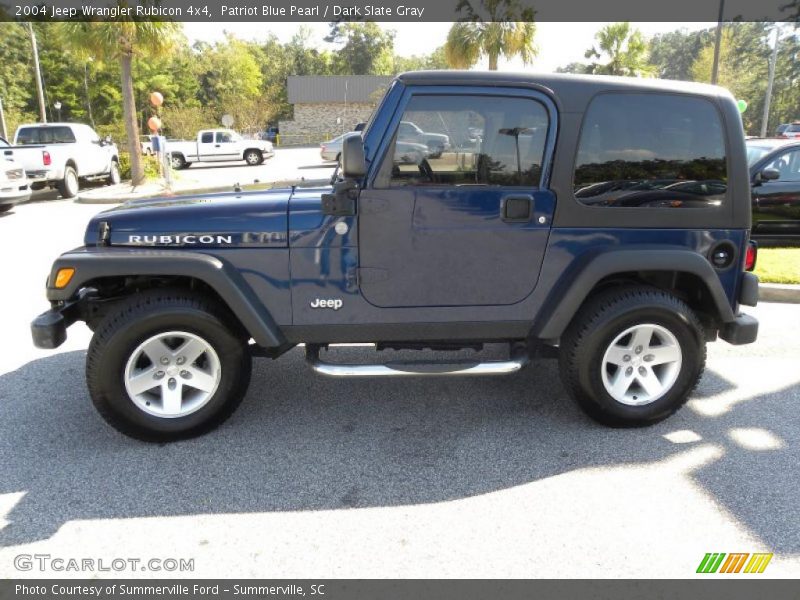 Patriot Blue Pearl / Dark Slate Gray 2004 Jeep Wrangler Rubicon 4x4