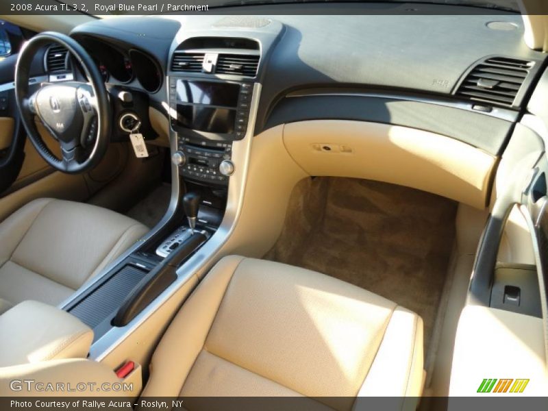 Royal Blue Pearl / Parchment 2008 Acura TL 3.2