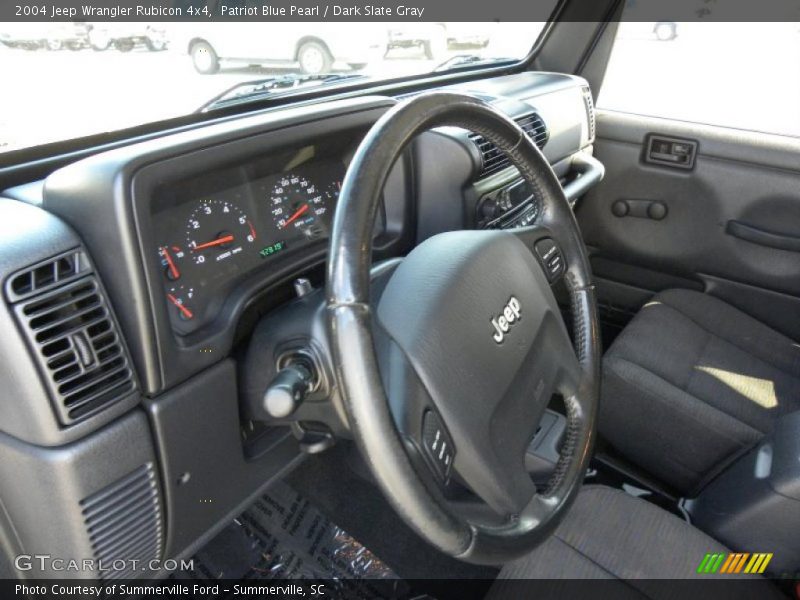 Patriot Blue Pearl / Dark Slate Gray 2004 Jeep Wrangler Rubicon 4x4