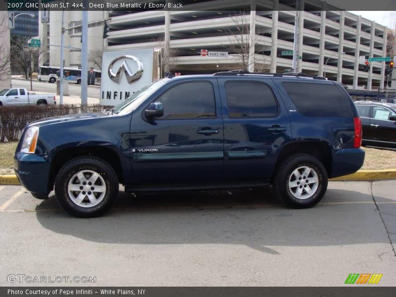 Deep Blue Metallic / Ebony Black 2007 GMC Yukon SLT 4x4