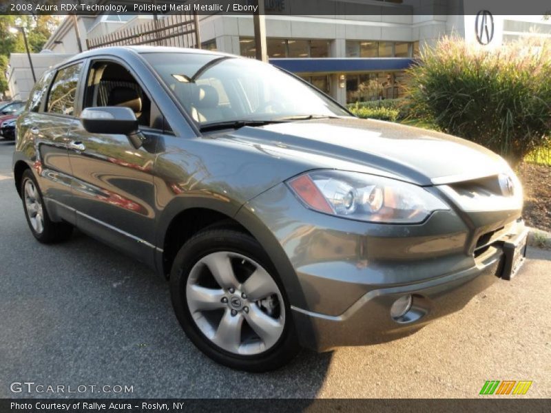 Polished Metal Metallic / Ebony 2008 Acura RDX Technology