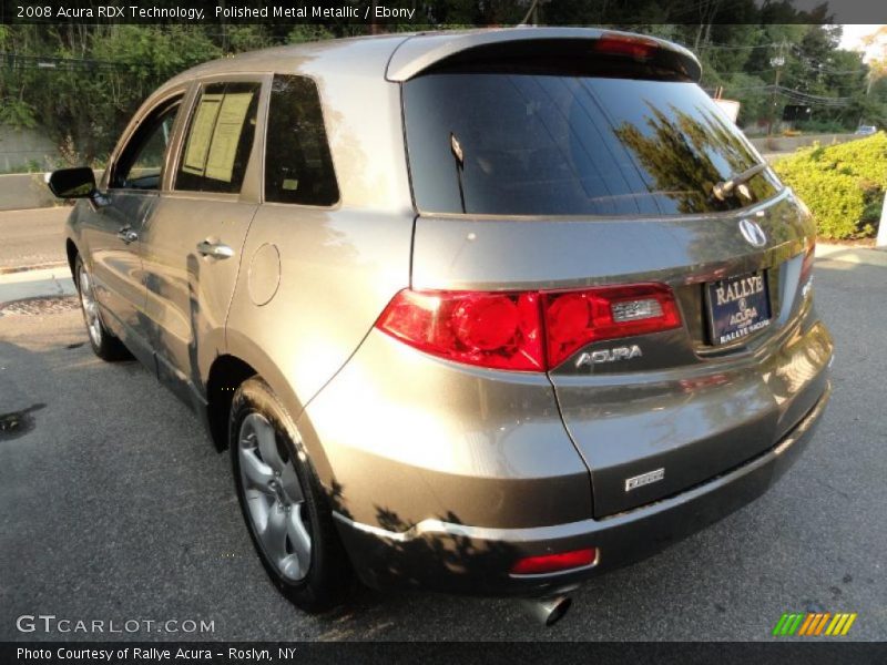 Polished Metal Metallic / Ebony 2008 Acura RDX Technology