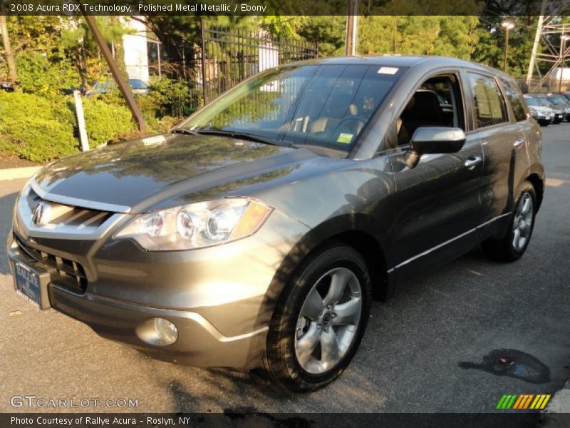 Polished Metal Metallic / Ebony 2008 Acura RDX Technology