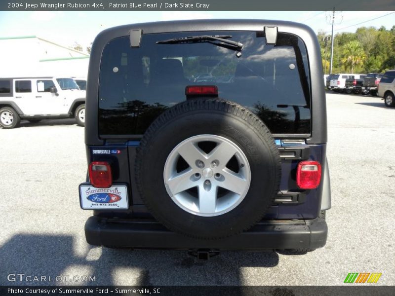 Patriot Blue Pearl / Dark Slate Gray 2004 Jeep Wrangler Rubicon 4x4
