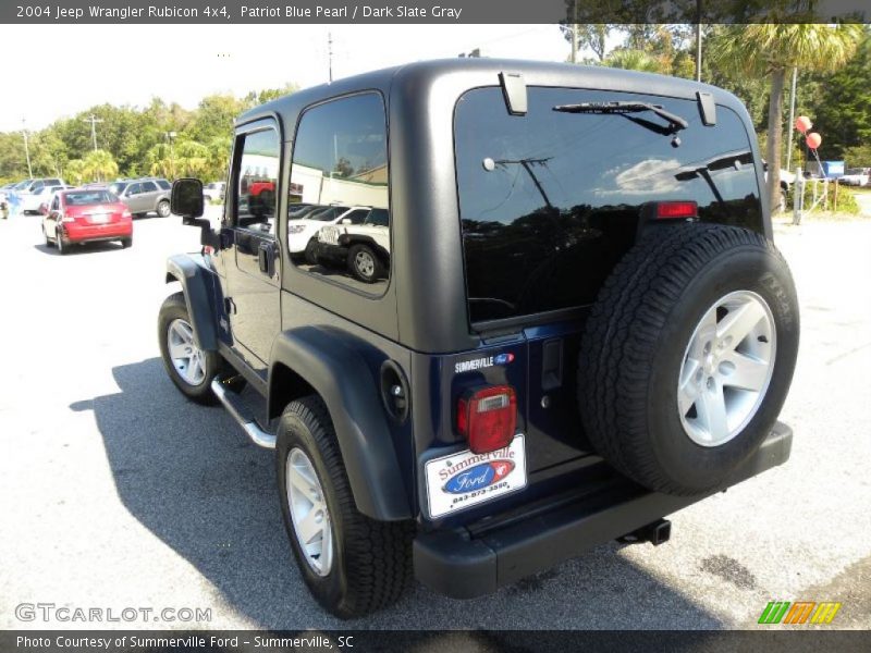 Patriot Blue Pearl / Dark Slate Gray 2004 Jeep Wrangler Rubicon 4x4