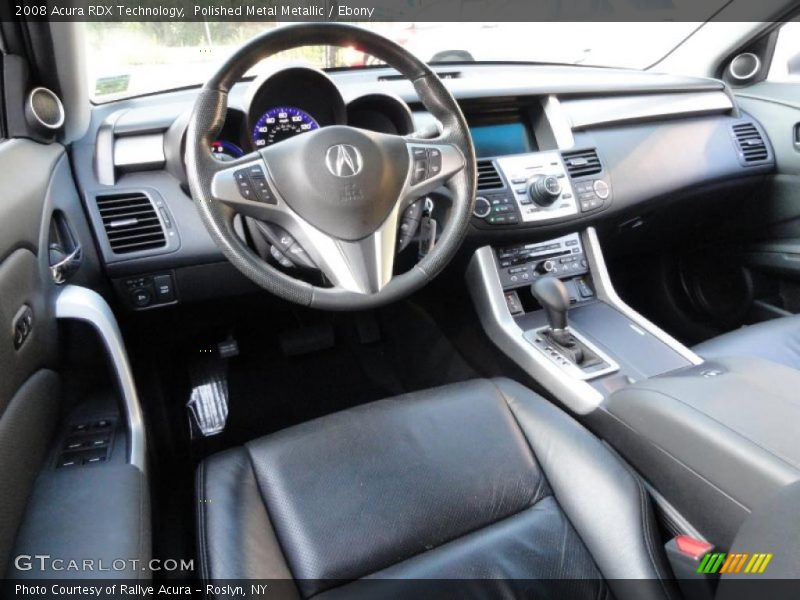 Polished Metal Metallic / Ebony 2008 Acura RDX Technology