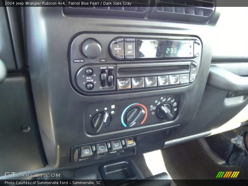 Patriot Blue Pearl / Dark Slate Gray 2004 Jeep Wrangler Rubicon 4x4