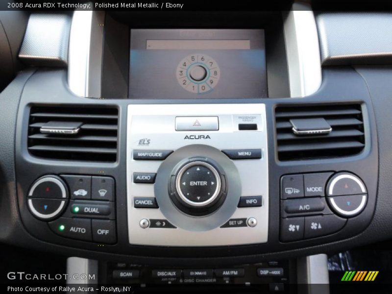 Polished Metal Metallic / Ebony 2008 Acura RDX Technology