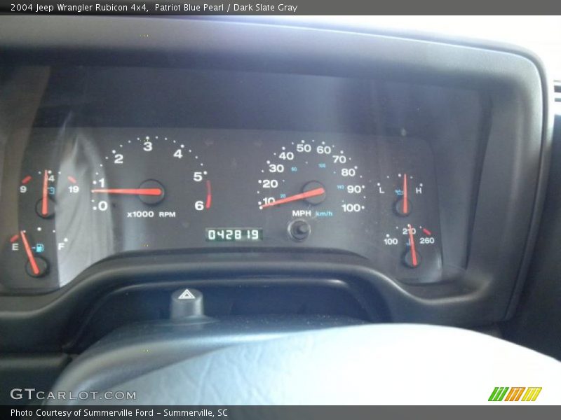 Patriot Blue Pearl / Dark Slate Gray 2004 Jeep Wrangler Rubicon 4x4