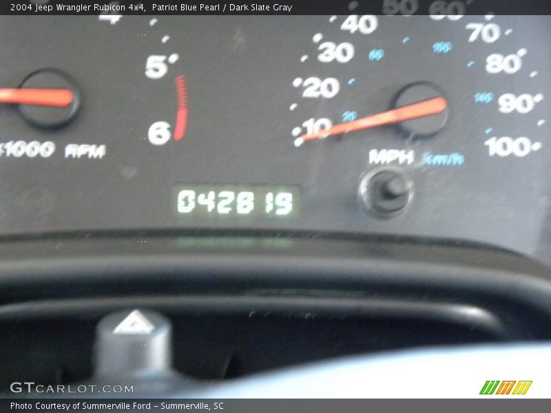 Patriot Blue Pearl / Dark Slate Gray 2004 Jeep Wrangler Rubicon 4x4