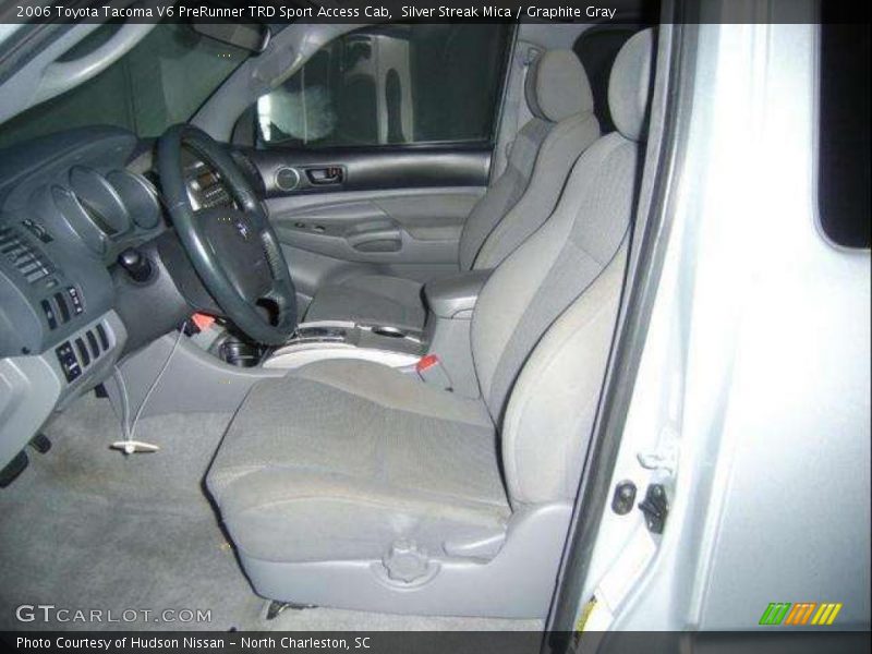 Silver Streak Mica / Graphite Gray 2006 Toyota Tacoma V6 PreRunner TRD Sport Access Cab