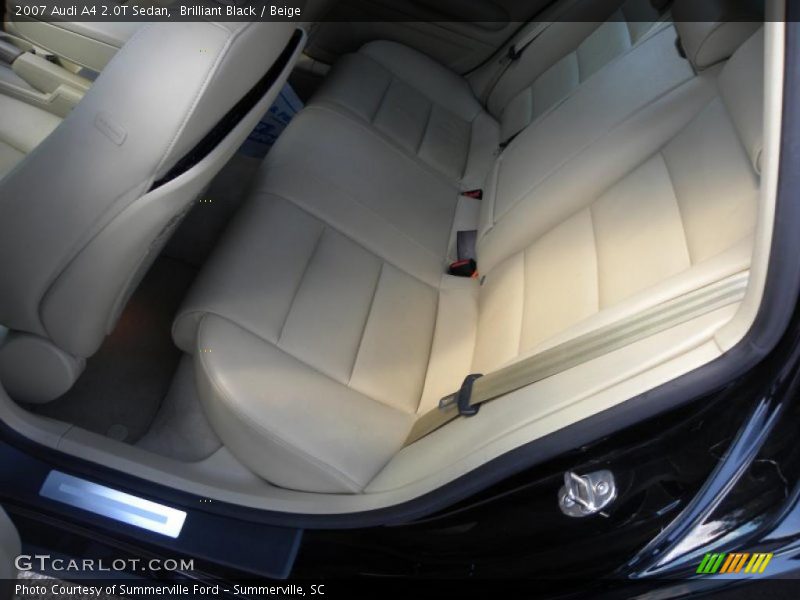 Brilliant Black / Beige 2007 Audi A4 2.0T Sedan