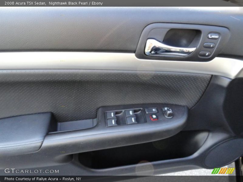Nighthawk Black Pearl / Ebony 2008 Acura TSX Sedan