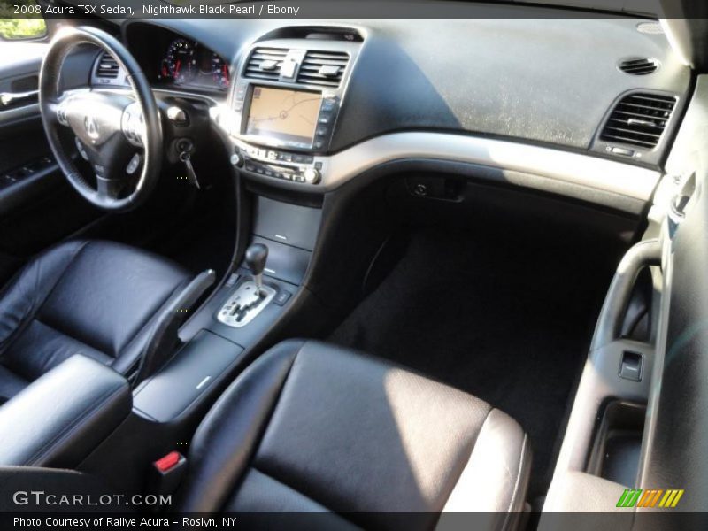 Nighthawk Black Pearl / Ebony 2008 Acura TSX Sedan