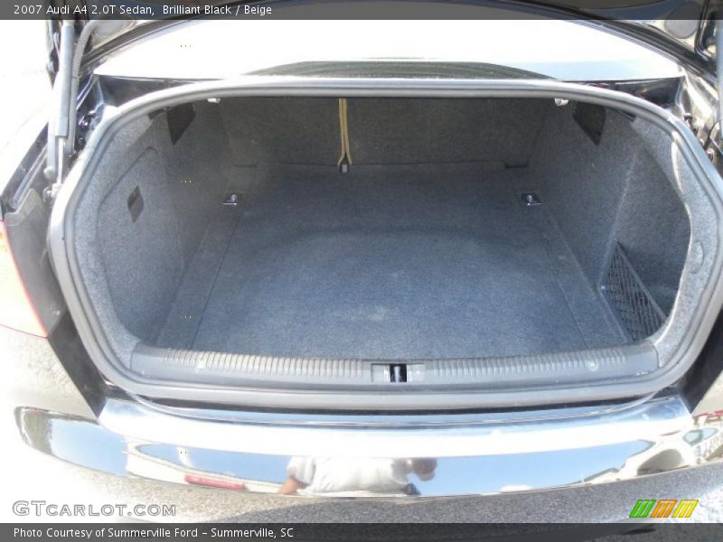 Brilliant Black / Beige 2007 Audi A4 2.0T Sedan