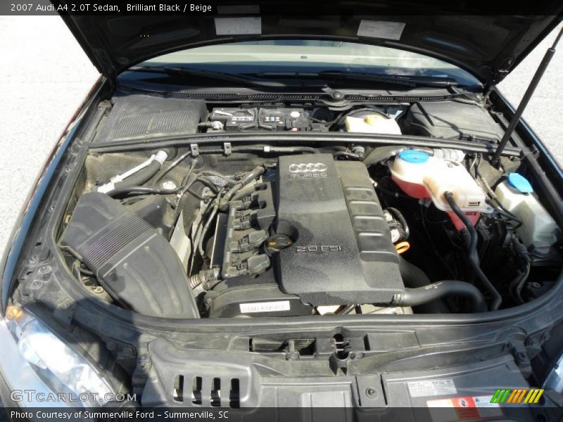 Brilliant Black / Beige 2007 Audi A4 2.0T Sedan