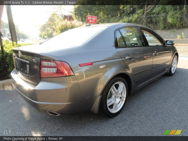 Carbon Bronze Metallic / Taupe 2008 Acura TL 3.2