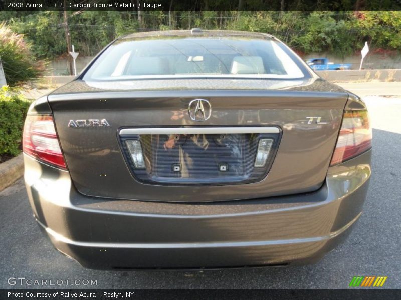 Carbon Bronze Metallic / Taupe 2008 Acura TL 3.2
