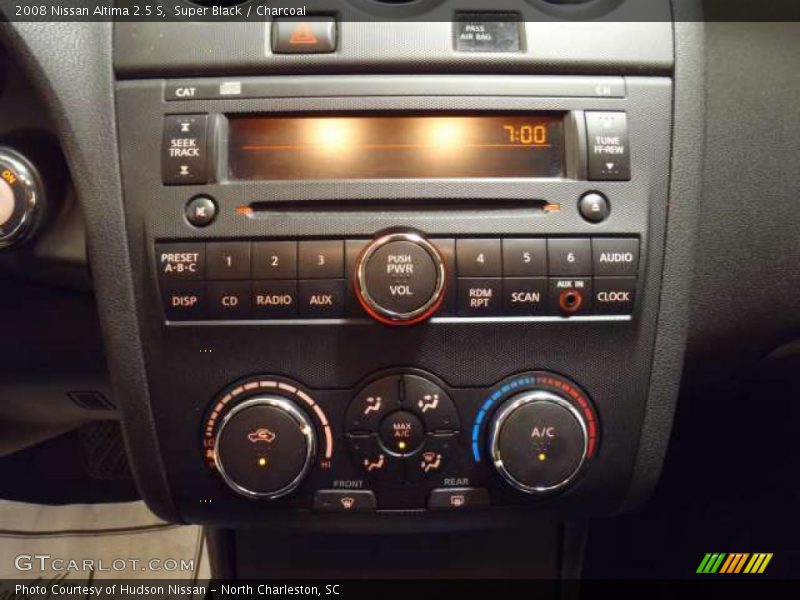 Super Black / Charcoal 2008 Nissan Altima 2.5 S