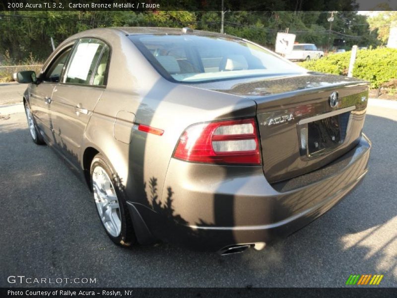 Carbon Bronze Metallic / Taupe 2008 Acura TL 3.2