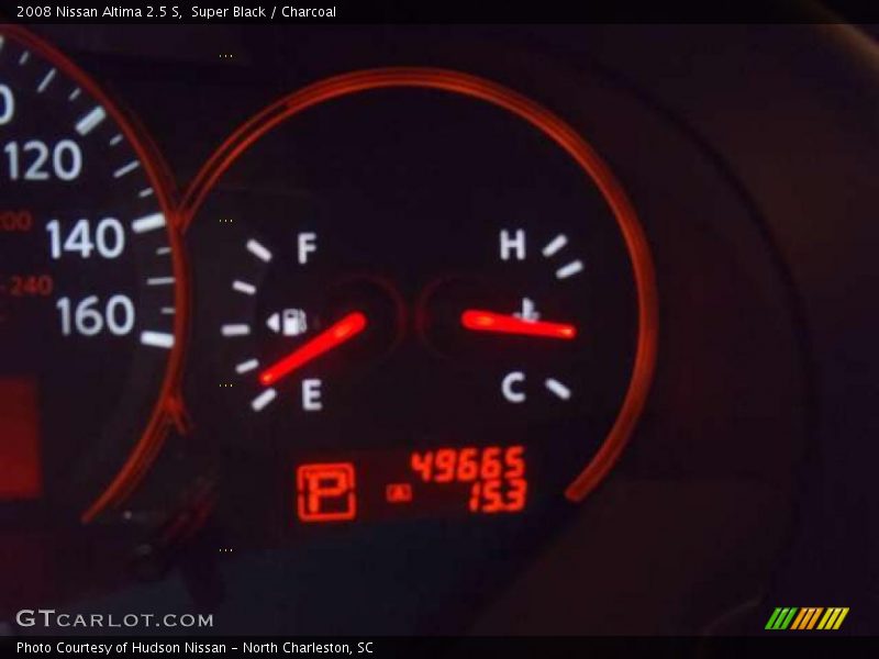Super Black / Charcoal 2008 Nissan Altima 2.5 S