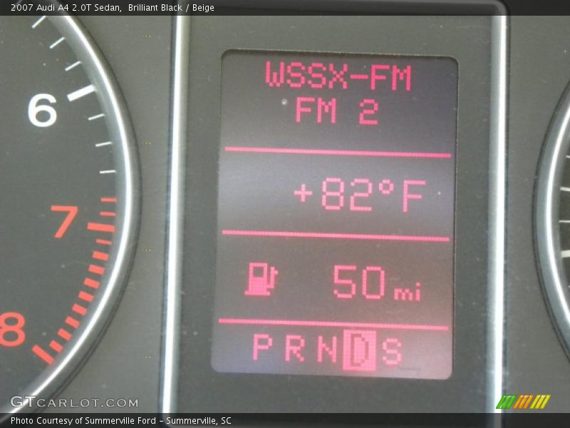 Brilliant Black / Beige 2007 Audi A4 2.0T Sedan