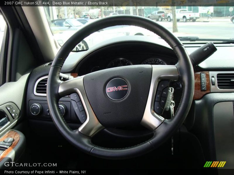 Deep Blue Metallic / Ebony Black 2007 GMC Yukon SLT 4x4