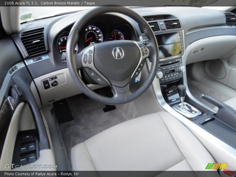 Carbon Bronze Metallic / Taupe 2008 Acura TL 3.2