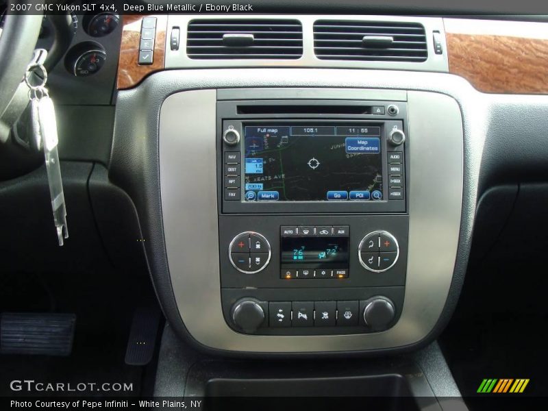 Deep Blue Metallic / Ebony Black 2007 GMC Yukon SLT 4x4