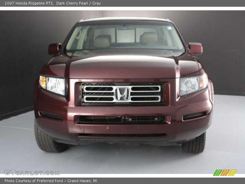 Dark Cherry Pearl / Gray 2007 Honda Ridgeline RTS