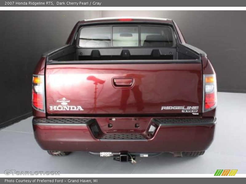 Dark Cherry Pearl / Gray 2007 Honda Ridgeline RTS