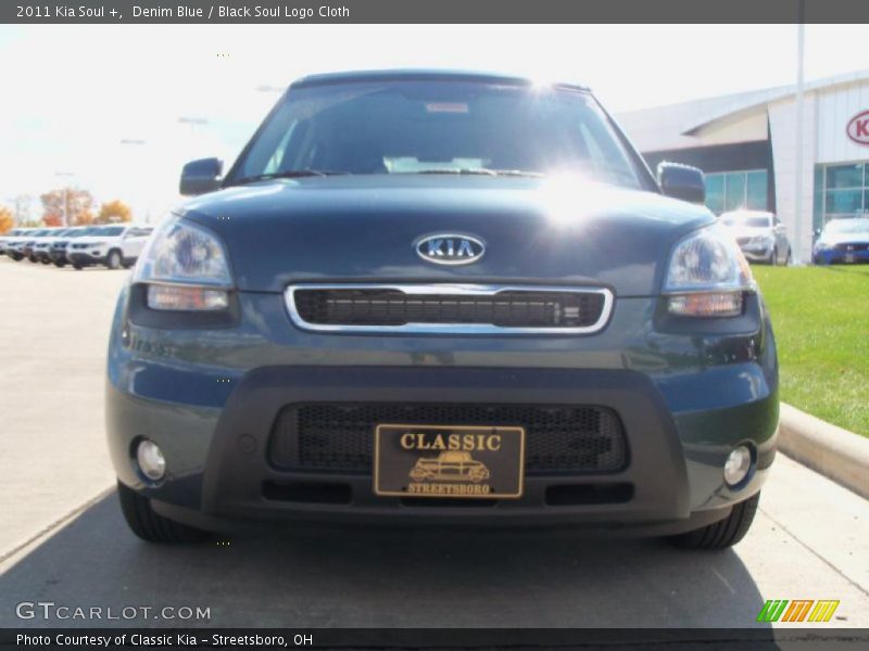 Denim Blue / Black Soul Logo Cloth 2011 Kia Soul +