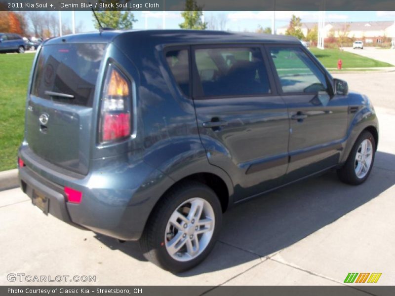Denim Blue / Black Soul Logo Cloth 2011 Kia Soul +