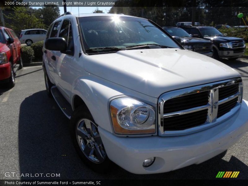 Bright White / Light Graystone 2006 Dodge Durango Limited