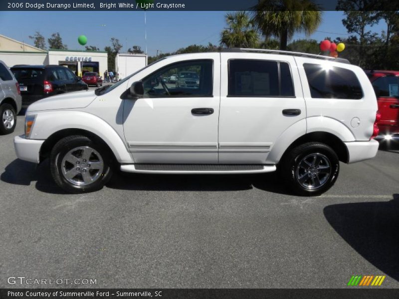 Bright White / Light Graystone 2006 Dodge Durango Limited