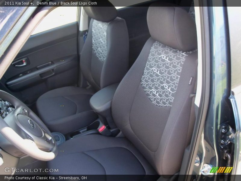 Denim Blue / Black Soul Logo Cloth 2011 Kia Soul +