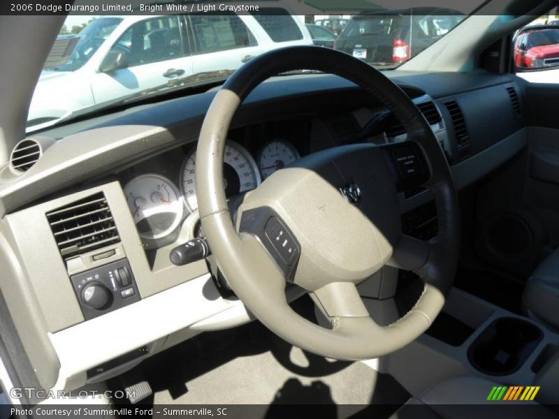 Bright White / Light Graystone 2006 Dodge Durango Limited