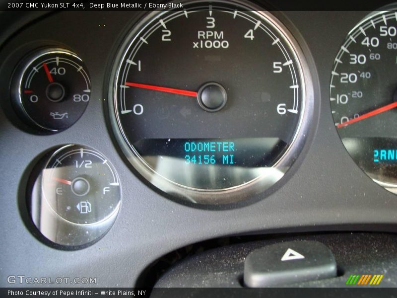 Deep Blue Metallic / Ebony Black 2007 GMC Yukon SLT 4x4