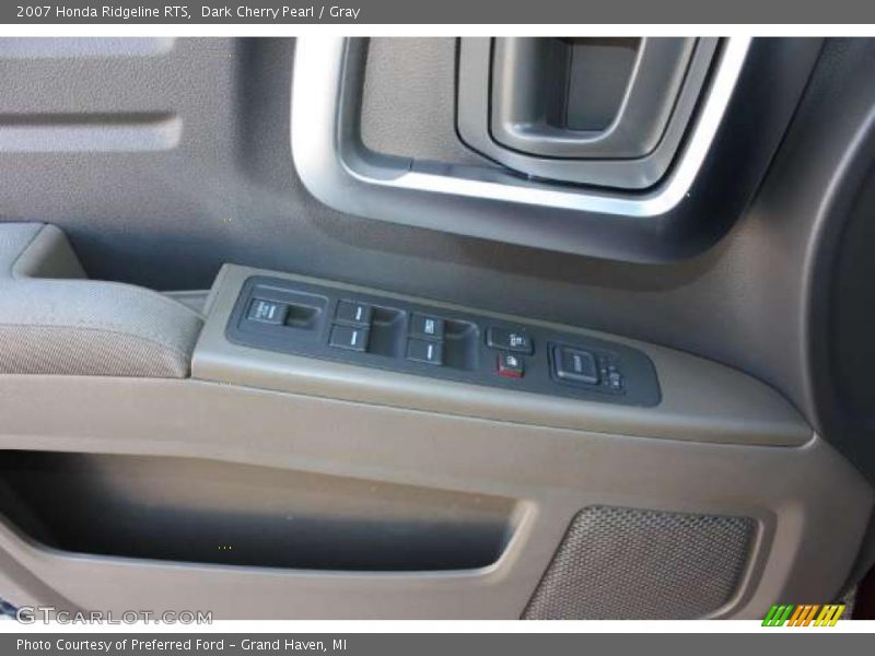 Dark Cherry Pearl / Gray 2007 Honda Ridgeline RTS