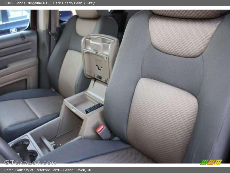 Dark Cherry Pearl / Gray 2007 Honda Ridgeline RTS